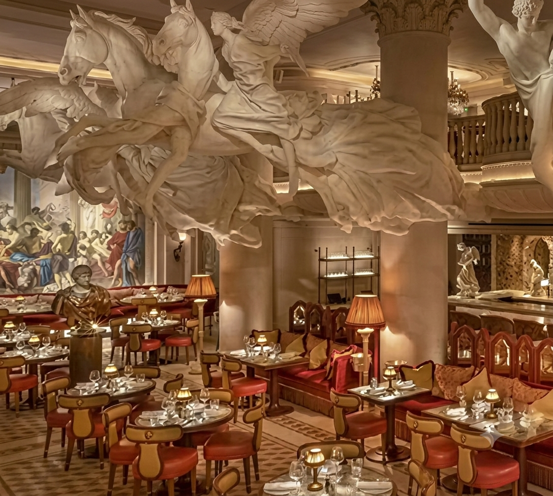 Traditional Italian restaurant cuisine