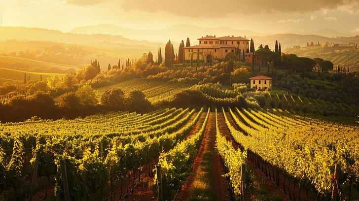 Tuscan vineyard